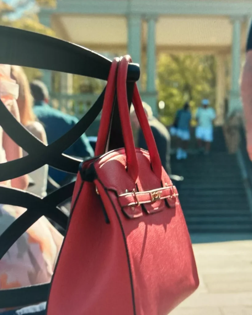 Red Handbag on Your Friends & Neighbors S01E02