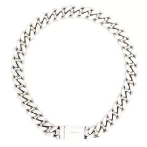 Saint Laurent chain-detail necklace