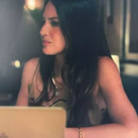 Samantha's Gold Nail Bracelet