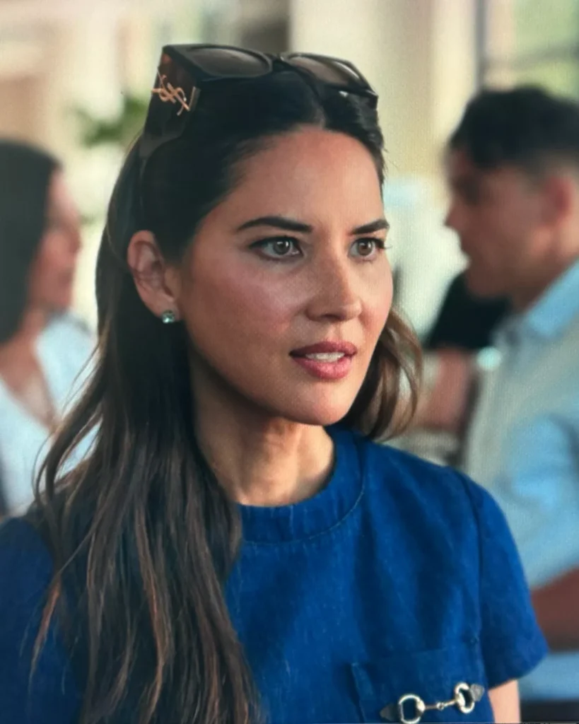 Samantha's Horsebit Dress on Your Friends & Neighbors S01E08