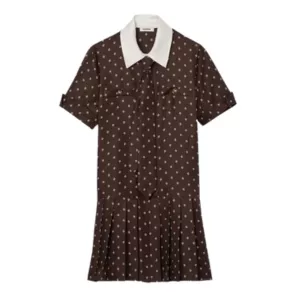 Sandro Paris geometric-print mini dress