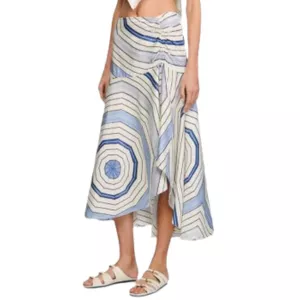 SANDRO x Louise Bourgeois Spiral Motif Maxi Skirt