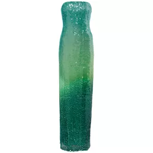 Simkhai Translucent sequined semi-sheer gown