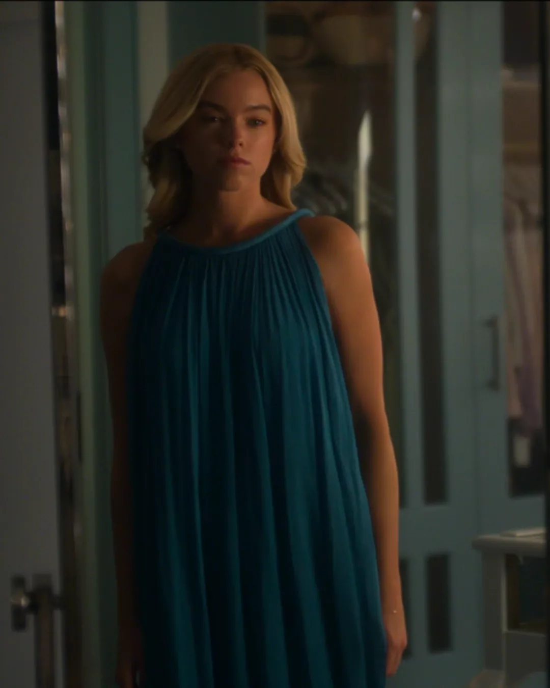 Simone's Blue Dress