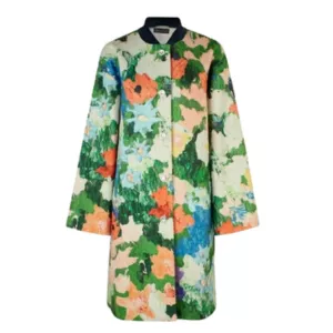 Stine Goya Beth Coat in Impressionist Garden