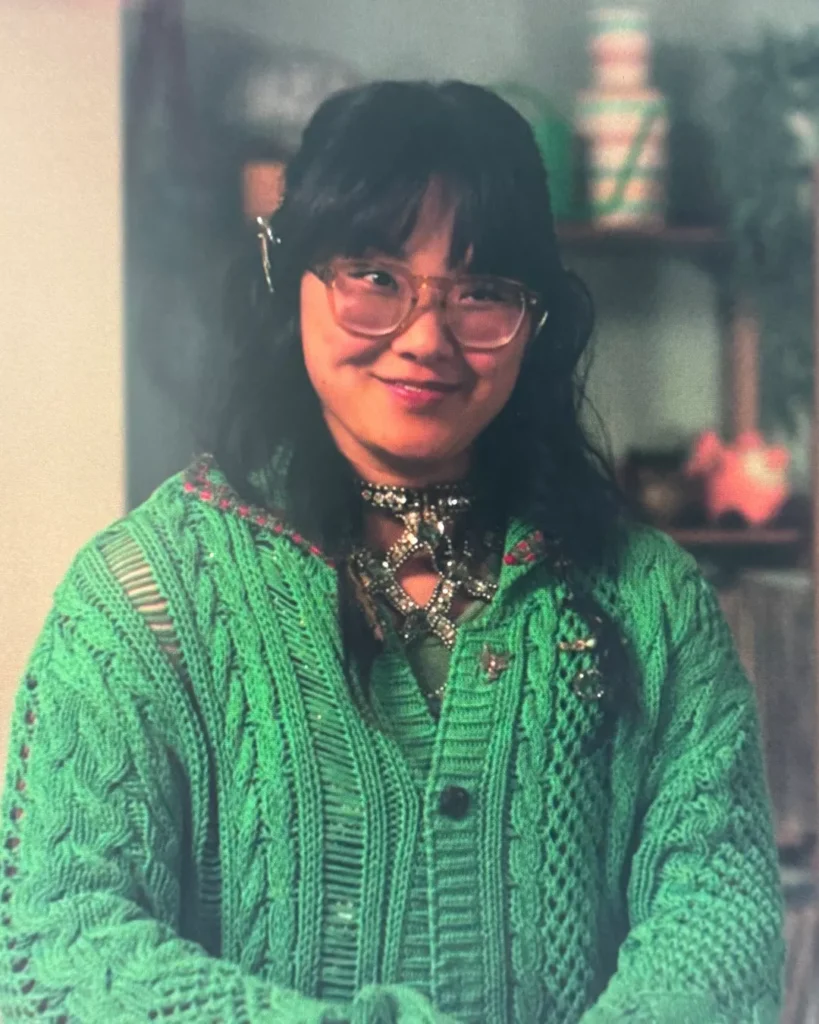 Susie's Green Knit Sweater