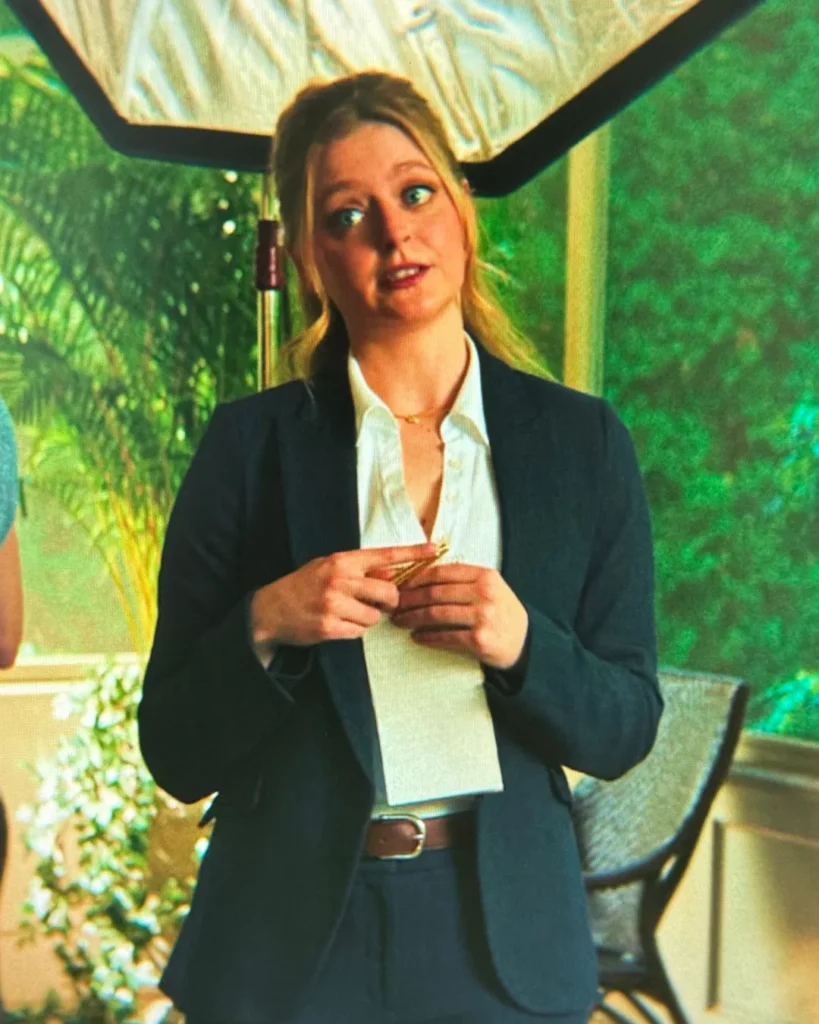 Tabitha's Blue Blazer on Cape Fear S01E01