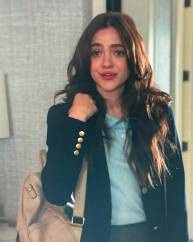 Tori's Navy Blazer on Your Friends & Neighbors S01E02