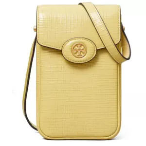 Tory Burch Robinson Leather Phone Crossbody Bag