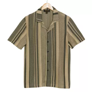 TRUTH Textured Stripe Short Sleeve T-Shirt