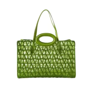 Valentino Le Troisième embroidered mesh tote bag