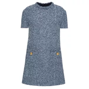 Valentino tweed denim mini dress