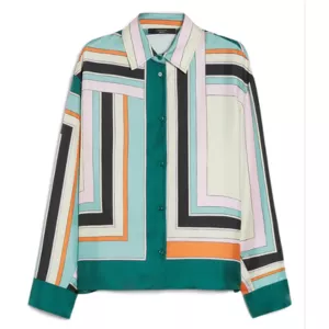 Weekend Max Mara Formia Print Silk Shirt