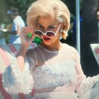 White Octagonal Sunglasses