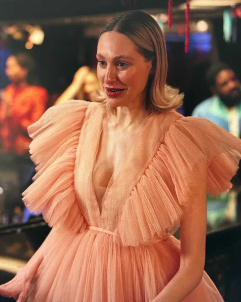 Willa's Peach Tulle Dress