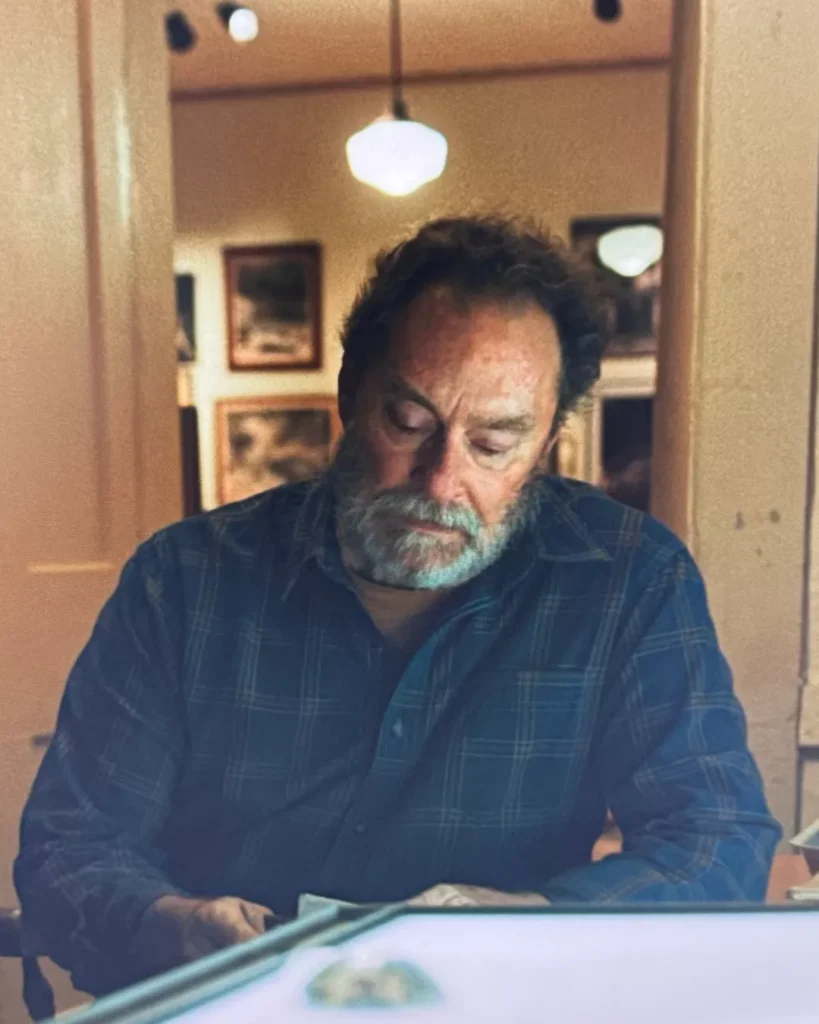Wyck's Blue Plaid Shirt on Widow's Bay S01E08