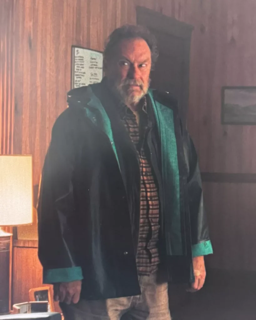 Wyck's Rain Coat on Widow's Bay S01E09