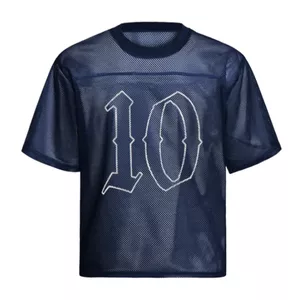 Y2K Mesh Short Sleeve Football Jersey