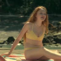 Young Delilah's Yellow Gingham Bikini on Every Year After S01E02
