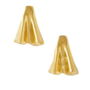 YSSO + Danielle Copperman Hedi gold-plated earrings