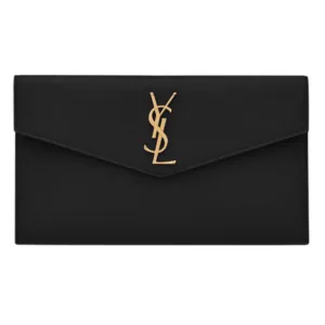 Yves Saint Laurent Uptown Pouch in Grain de Poudre embossed leather