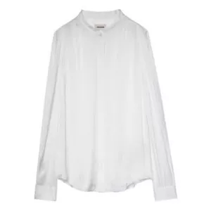 Zadig & Voltaire Touchy Satin Button-Up Shirt