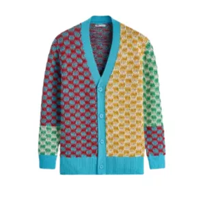 Zara Colorful Jacquard Cardigan