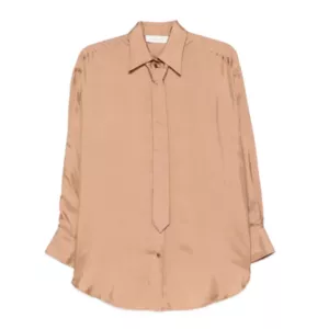 Zimmermann brown silk shirt